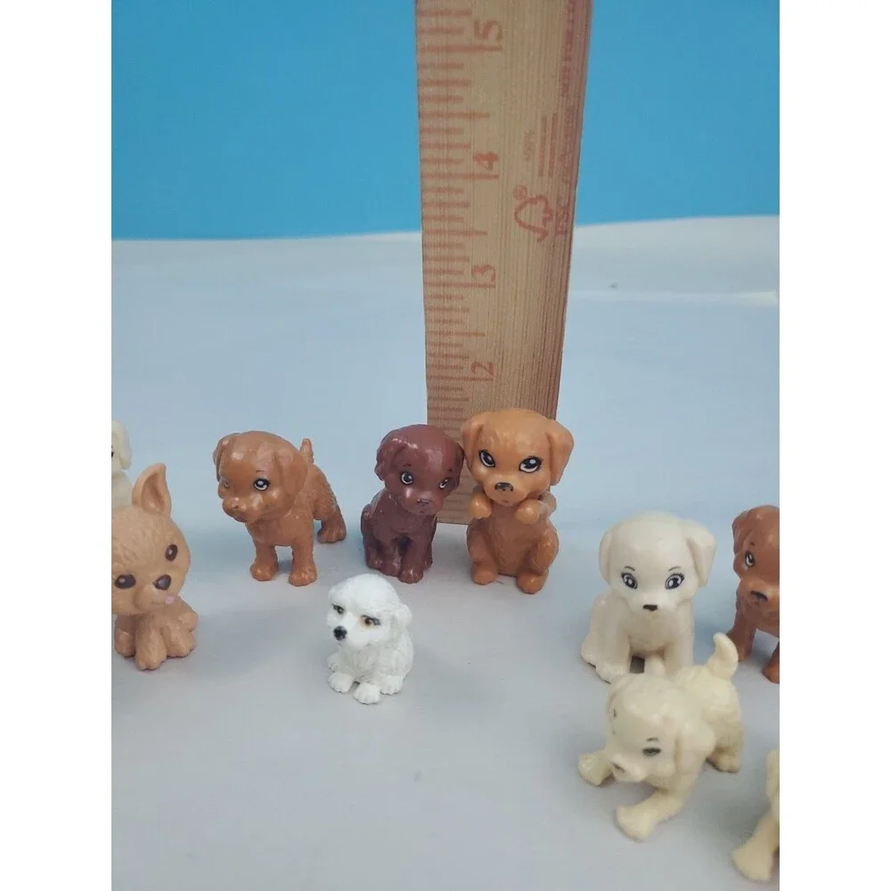 Lot  Of 10 Toy Puppy  Figure Barbie Mattel Kelly Chelsea Replacement Cake Topper
